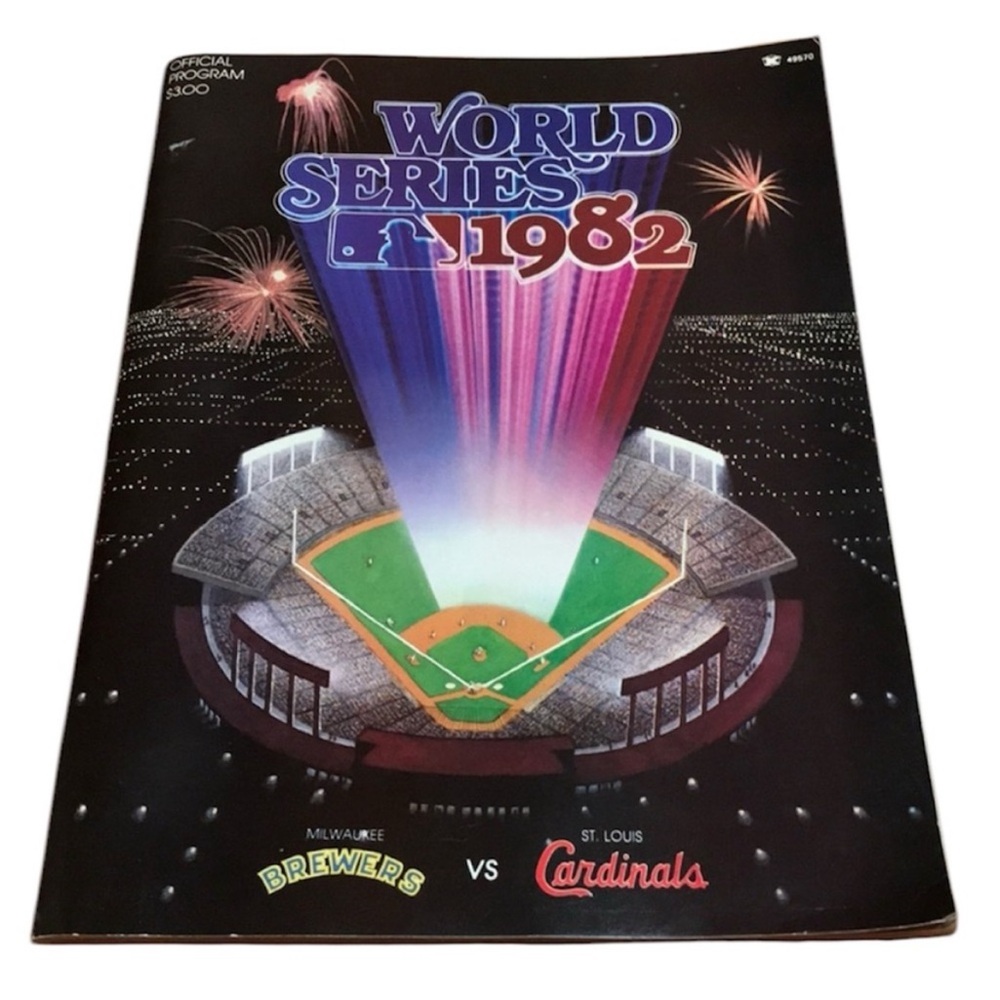 Vintage 1982 World Series Major League Baseball Official Program